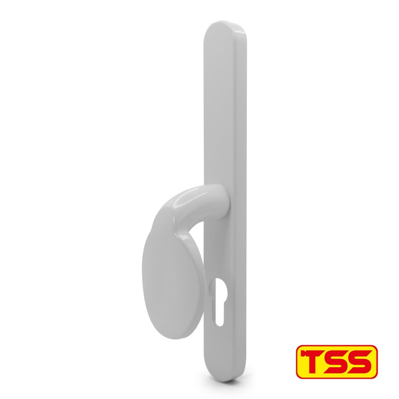 TSS UPVC Door Handle Set- Lever Moveable Pad - 92mm