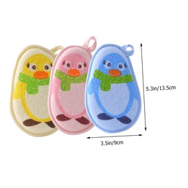 FOMIYES 3pcs Bathing Portable Exfoliating Scrubbers for for Showers Multi Lightweight and Compact Bath Tools