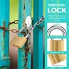 KAWAHA 81/40-1P Brass Padlock (Waterproof Solid Brass Lock) Shed Storage