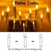 Flameless Floating LED Candles with Wand Remote 12 PCS Magic