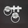 Infinity Decor 6” 150mm Heavy Duty Twisted Ring Rustproof Gate
