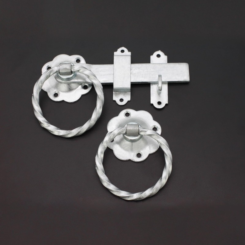 Infinity Decor 6” 150mm Heavy Duty Twisted Ring Rustproof Gate