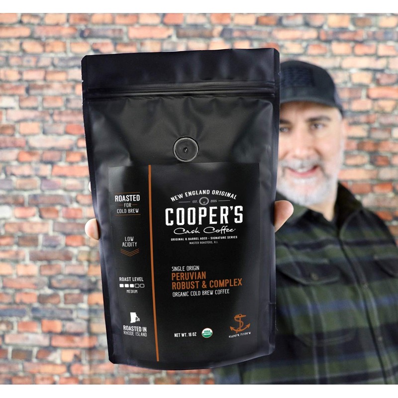 Organic Cold Brew Coffee Peru Reserve Single Origin Peruvian Coarsely