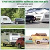 Anayguto 4 FT 7 Pin Trailer Wiring Harness with 7