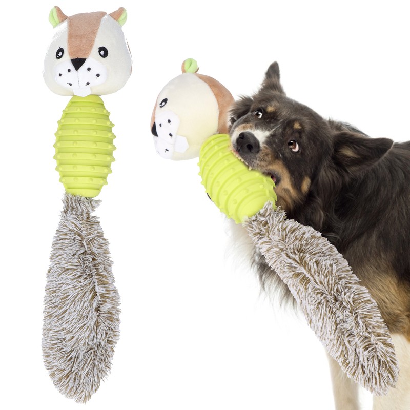 Pet Chew Toys Teeth Cleaning Biting Interactive Training Stuffed Plush