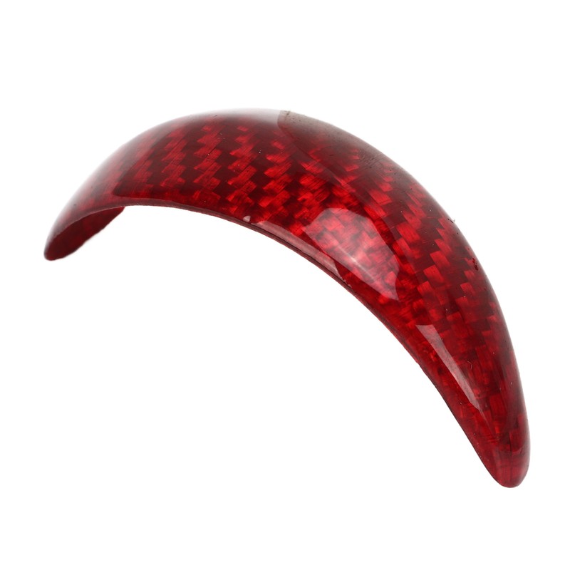 Gear Shift Knob Cover Red Red Carbon Fiber Shifter Lever
