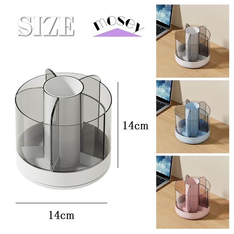 mosey Pen Holder 360 Degree Rotation Pen Holder Cosmetic Storage