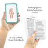 Teacher Created Resources Sign Language Flash Cards (EP62076), White Medium