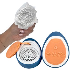 The UnWipe – Textured, Portable, Septic-Safe Tush Cleaning Instead of Flushable or Baby Wipes, Pink