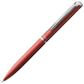 Pentel Gel Ink Ballpoint Pen, EnerGel Fillography, 0.5mm, Red Barrel, BLN2005B, Black
