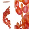 ART-CRAFT Capiz Shell Chain Garland Spiral Orange as Hanging Decoration