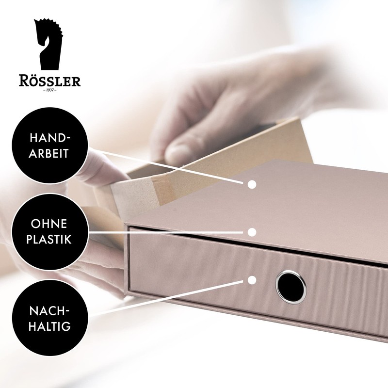 Rössler Papier S.O.H.O. 1524452580 Drawer Box for DIN A4 with