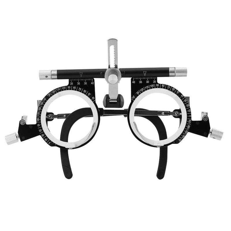 50-80 mm Adjustable Optical Trial Lens Frame Eye Test Glasses
