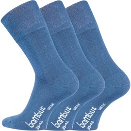 TippTexx24 6 pairs of Oekotex bamboo socks, odour killers - multicoloured, size: 39-42