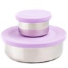 EcoCocoon Stainless Steel Leak-Proof Snack Pots - Set of 2,