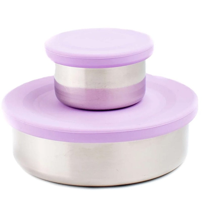 EcoCocoon Stainless Steel Leak-Proof Snack Pots - Set of 2,