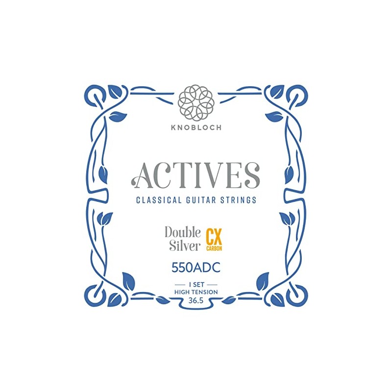 KNOBLOCH STRINGS THE ART OF VIBRATION 550ADC ACTIVE DOUBLE SILVER