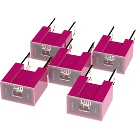AUPROTEC PAL B Block Fuse Male OTO BT Japan 30A - 140A Selection 140A Amp Dark Red Pack of 5