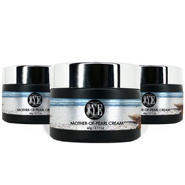 JYE Crema de Concha Nácar Natural, 3 Frascos | Aclarante Natural, Para Todo Tipo de Pie, Hidratante
