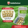 Veddelholzer 30 Durable Robotic Lawnmower Blades Made of Stainless Steel