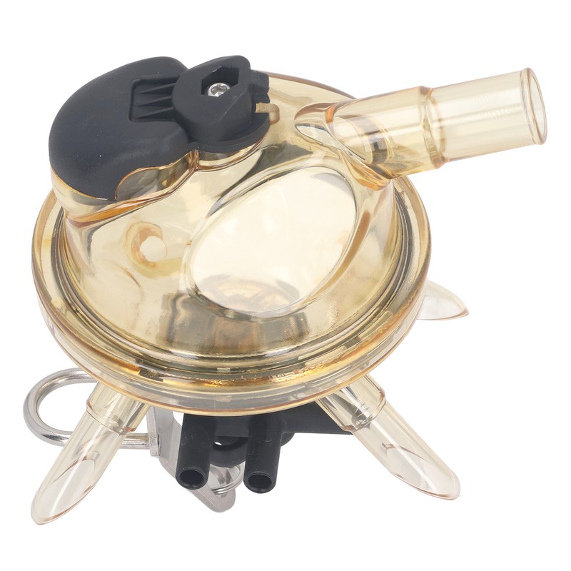 Milking Claw Transparent Cover Stainless Steel Base 380cc Milk Collector