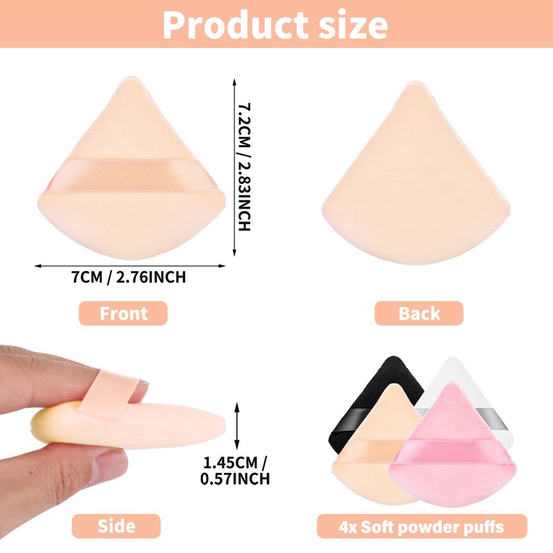 Sibba Powder Puff Face Makeup Loose Foundation Cosmetic Sponge Wet
