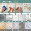Veken Adhesive Shower Caddy 6-Pack,Gifts for Women Mom,Heavy Weight Bearing,Large