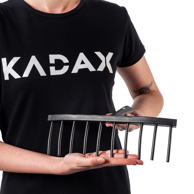 KADAX Steel Garden Rake, Stone Rake, Garden Rake without Handle,