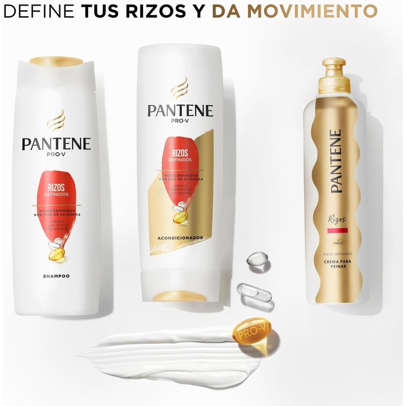 Pantene Crema para Peinar Pro-V Rizos Definidos 300 ml