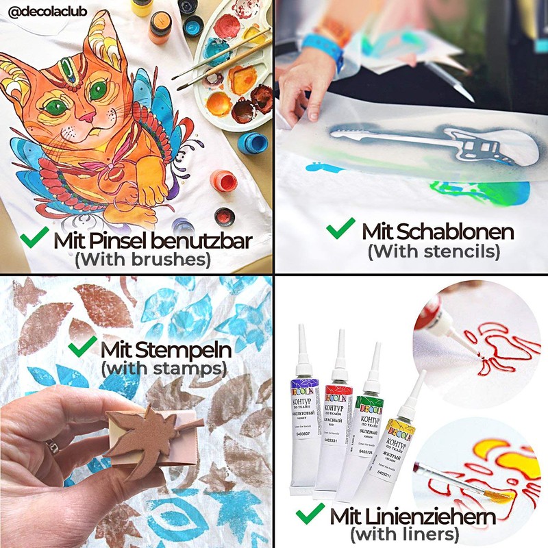 Nevskaya Palitra High Quality Fabric Paint White 50 ml in