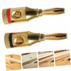 LABRIMP 20pcs Gold Plated Banana Plugs for Speaker Wire Enhanced