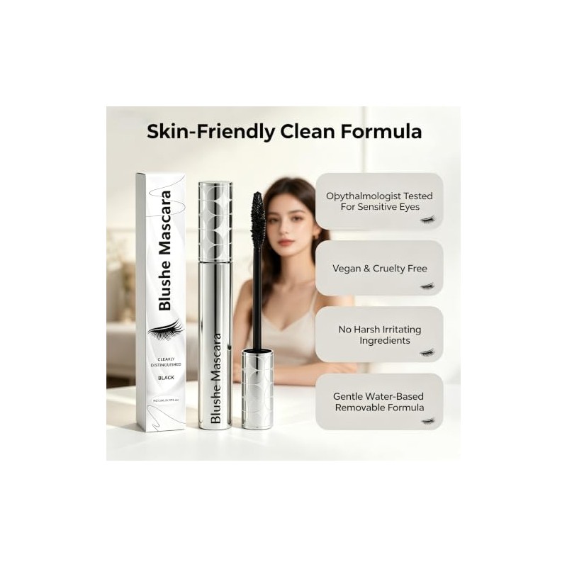 Blush Growth Serum Mascara, Blush Korean Mascara, olume & Length