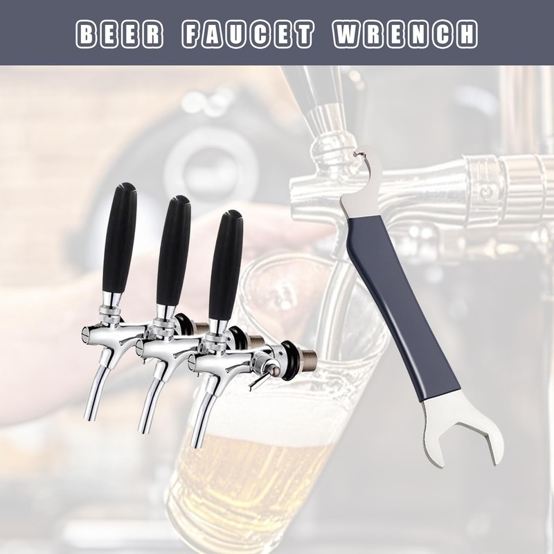 Ziyuan Beer Faucet Wrench Tool,Heavy Duty Beer Tap & Hex