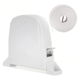 JOZMMZEOOA Surface Mounted Belt Winder Automatic Threading Electric Roller Shutter 180° Rotatable Belt Winder White Roller Shutter Belt Winder Surface-Mounted Selve, for Roller Shutter Belt 14 mm
