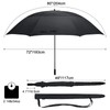 G4Free 80 Inch Huge Large Oversize Golf Umbrella Double Canopy