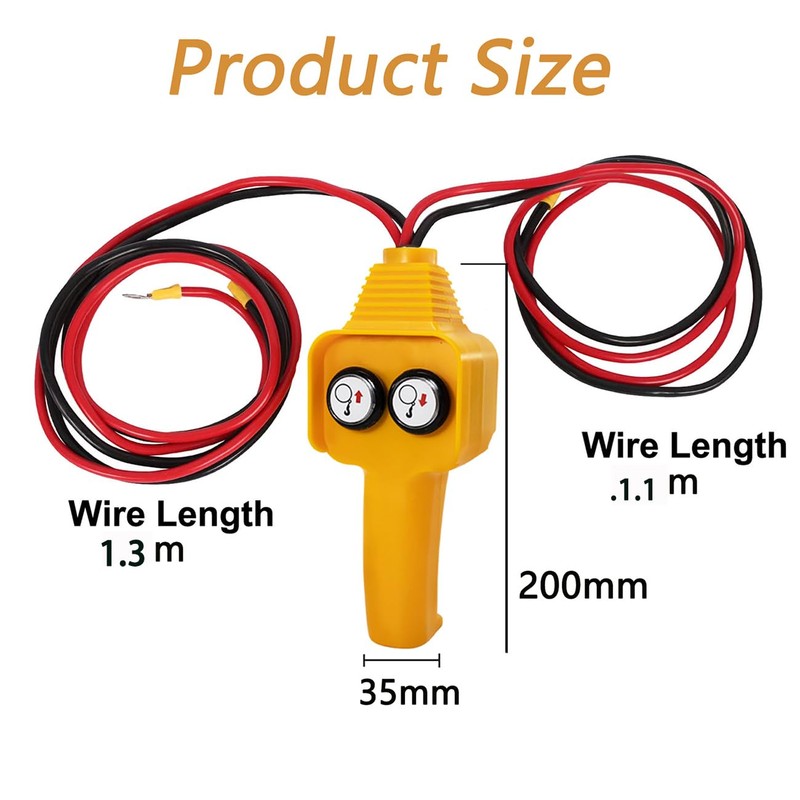 Winch Handheld Control Replacement Winch Remote Hand Controller Assembly for