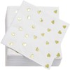 Juvale Engagement Napkins - 5 x 5 In Folded, 3-Ply,