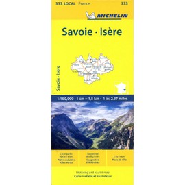 Isere Savoie - Michelin Local Map 333: Map