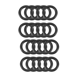 sourcing map Pack of 20 O Ring Sealing Rings Rubber Seal 11.6 mm AD 7.8 mm ID 1.9 mm Nitrile Rubber NBR Washer Seal Kit for Sealing Elements Tap Connector Repair Car