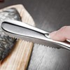 Fish Scaler Brush Fish Scaler Remover with Stainless Steel Sawtooth