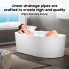 DLONE Linear Shower Drain | 28" AISI 304 Stainless Steel