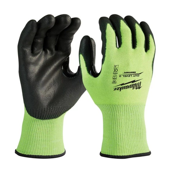Milwaukee 48-73-8932B 12PK High Visibility Cut Level 3 Safety Gloves