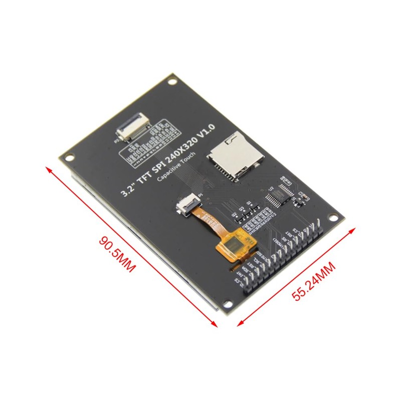 3.2" SPI Serial Display Module,TFT LCD Capacitive Touch Screen Borad