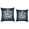 Snorkeling Pun Snorkeler Throw Pillow