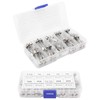 2Boxes Glass Tube Fuse Kit M6x30mm 0.5A‑30A Fast Acting Quick