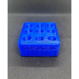 Desk Organizer for 510 Cartridges, Pens and Pencils - 9 Spaces (Blue)