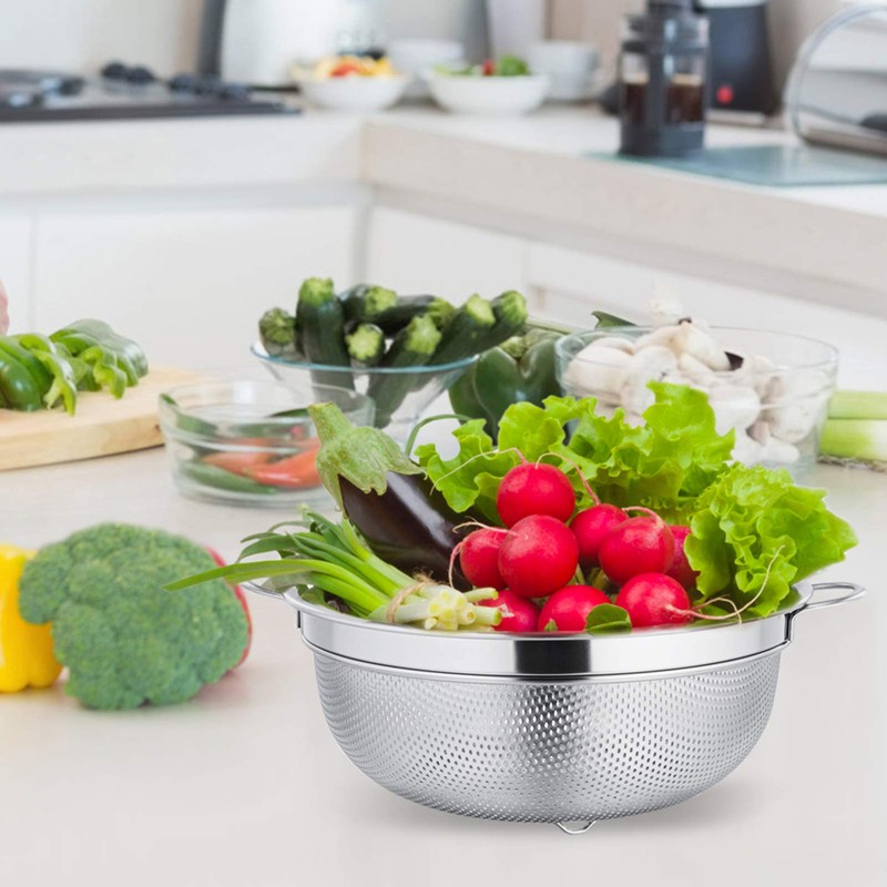HaWare stainless steel sieve (set of 3 / 28 cm,