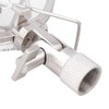 Microphone Mount Holder Silver Metal Shock Mount Stand for KTV