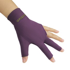 PolyMath Billiard Gloves Set of 10 3-Finger Snooker Gloves, Pool Cue Gloves, Spandex Lycra, for Left or Right Hand, Men and Women