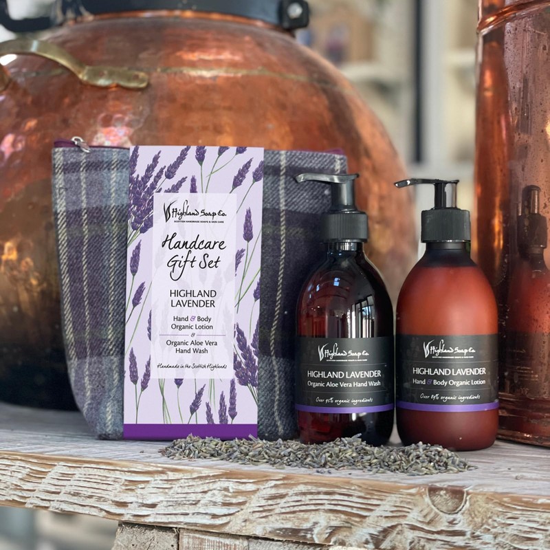 The Highland Soap Company Highland Lavender Hand Care Gift Set